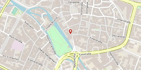 Karte der Umgebung von Ritterstraße 14, 73728 Esslingen