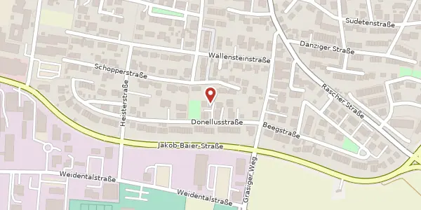 Karte der Umgebung von Donellusstr. 17, 90518 Altdorf