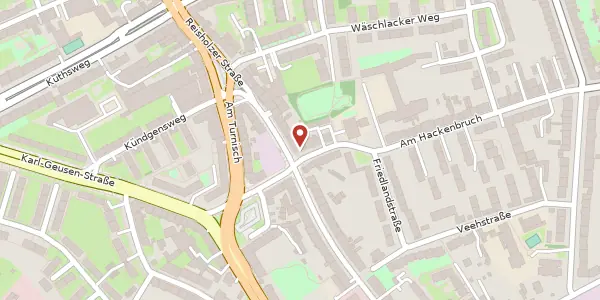 Karte der Umgebung von Am Hackenbruch 19, 40231 Düsseldorf
