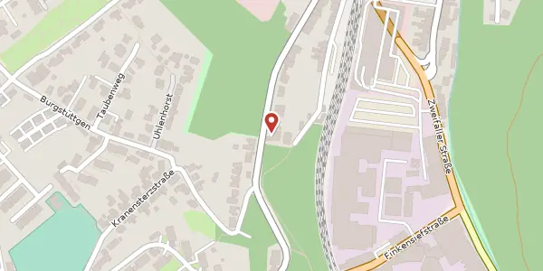 Karte der Umgebung von Aachener Straße 42, 52223 Stolberg