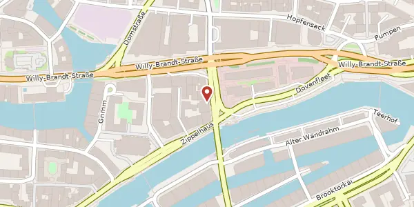Karte der Umgebung von Brandstwiete 46, 20457 Hamburg