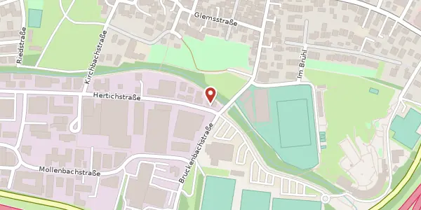Karte der Umgebung von Hertichstraße 2, 71229 Leonberg