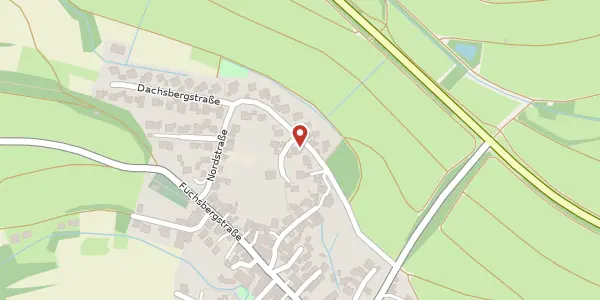 Karte der Umgebung von Dachsbergstraße 5, 74336 Brackenheim
