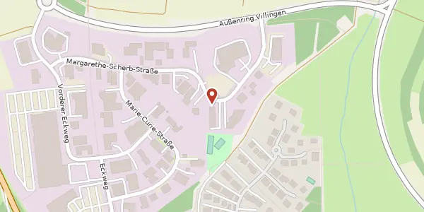 Karte der Umgebung von Margarethe-Scherb-Straße 36, 78052 Villingen-Schwenningen