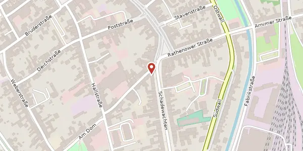 Karte der Umgebung von Schadewachten 32a, 39576 Hansestadt Stendal