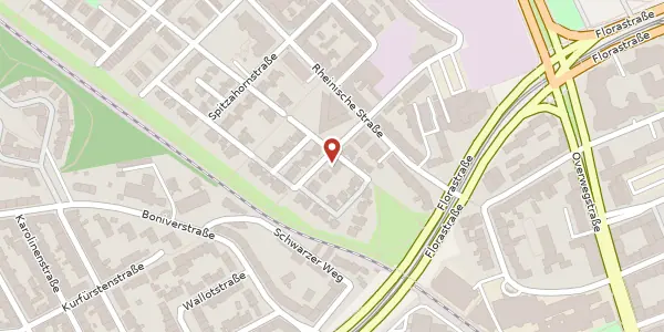 Karte der Umgebung von Hainbuchenstr. 15, 45881 Gelsenkirchen