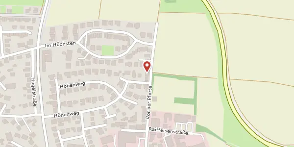 Karte der Umgebung von Vor der Pforte 18a, 63303 Dreieich