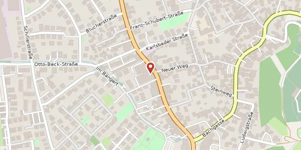 Karte der Umgebung von Darmstädter Str. 194, 64625 Bensheim