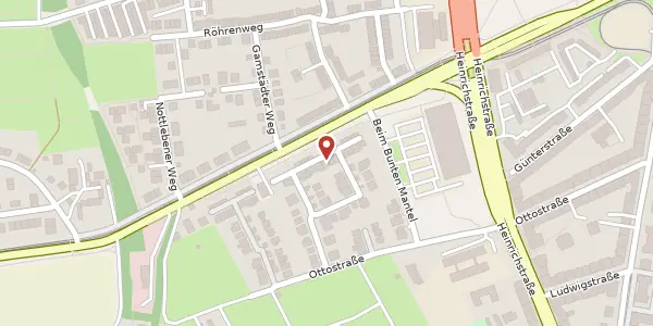 Karte der Umgebung von Annemarie-Becker-Straße 18A, 99092 Erfurt