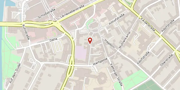 Karte der Umgebung von Teinerstr. 16, 45468 Mülheim an der Ruhr