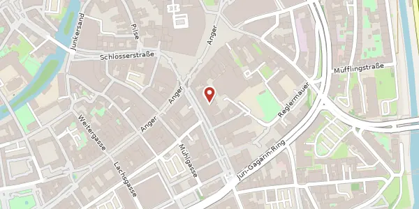 Karte der Umgebung von Bahnhofstraße 3, 99084 Erfurt