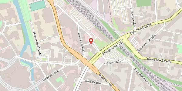 Karte der Umgebung von Wittekindplatz 7, 49074 Osnabrück