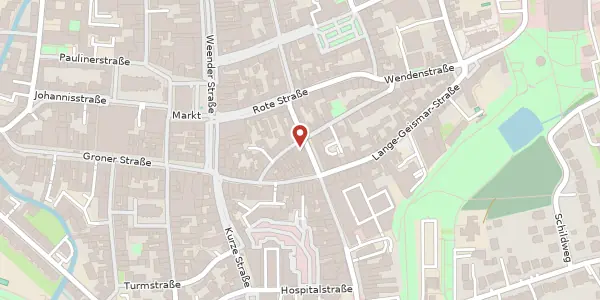 Karte der Umgebung von Kurze-Geismar-Staße 41, 37073 Göttingen
