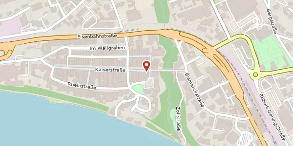 Karte der Umgebung von Kaiserstraße 5, 79761 Waldshut-Tiengen