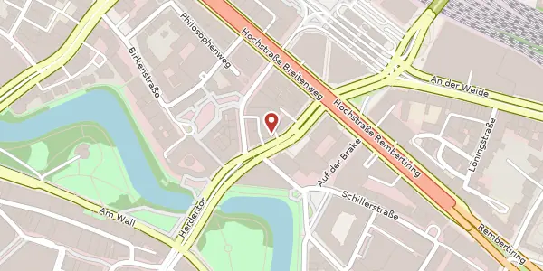 Karte der Umgebung von Herdentorsteinweg 43, 28195 Bremen