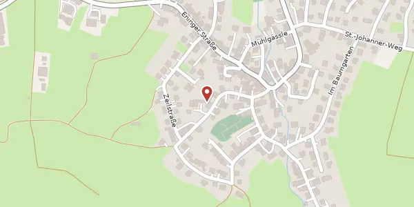 Karte der Umgebung von Eberbergstraße 18, 72555 Metzingen-Glems