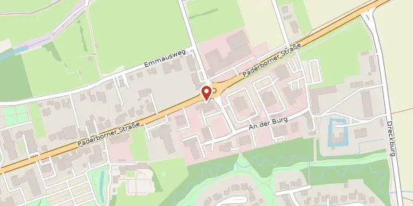 Karte der Umgebung von Paderborner Str. 48, 33154 Salzkotten