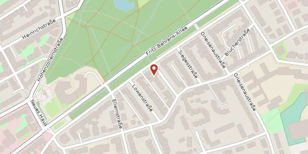 Karte der Umgebung von Friedenstraße 1, 30175 Hannover