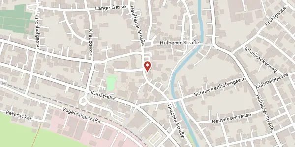 Karte der Umgebung von Uracher Straße 13, 72581 Dettingen
