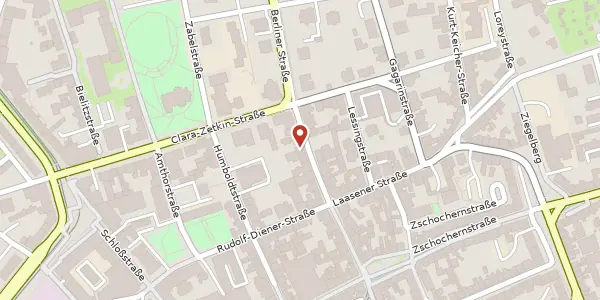 Karte der Umgebung von Leipziger Straße 35, 07545 Gera