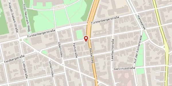 Karte der Umgebung von Wolfsgangstr. 119, 60322 Frankfurt