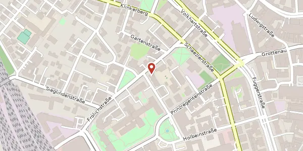 Karte der Umgebung von Frölichstr. 5, 86150 Augsburg
