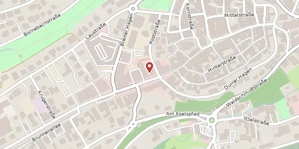 Karte der Umgebung von Brunnenstraße 54, 34537 Bad Wildungen