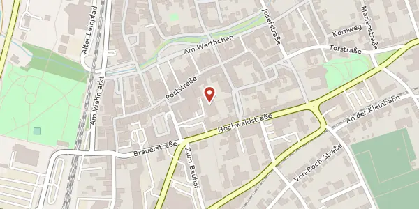 Karte der Umgebung von Wagnerstraße 18, 66663 Merzig