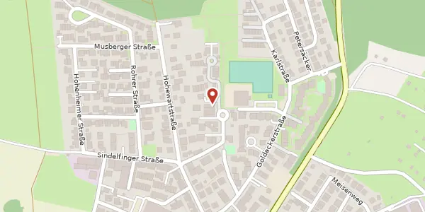 Karte der Umgebung von Plieninger Straße 37, 71144 Steinenbronn