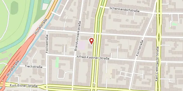 Karte der Umgebung von August-Bebel-Straße 24, 04275 Leipzig