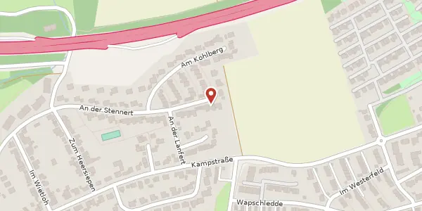 Karte der Umgebung von An der Stennert 66, 58644 Iserlohn