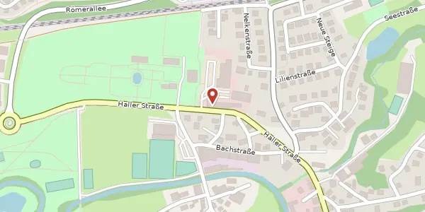 Karte der Umgebung von Haller Straße 119, 74613 Öhringen