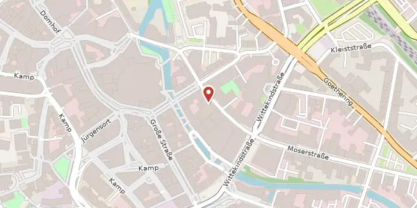 Karte der Umgebung von Möserstr. 4 a, 49074 Osnabrück