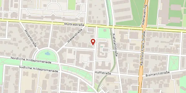 Karte der Umgebung von Stabelstraße 10, 76133 Karlsruhe