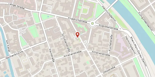 Karte der Umgebung von Herzog-Max-Str. 14, 96047 Bamberg