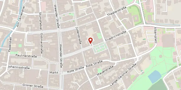 Karte der Umgebung von Barfüßerstraße 1, 37073 Göttingen