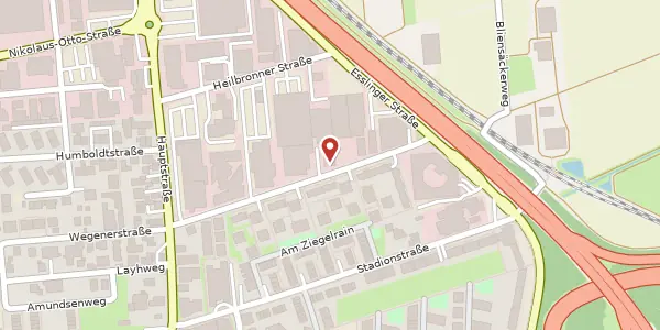 Karte der Umgebung von Karlsruher Straße 11/1, 70771 Leinfelden-Echterdingen