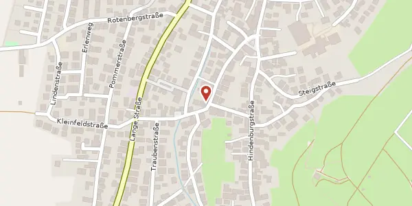 Karte der Umgebung von Mühlstraße 20, 71394 Kernen