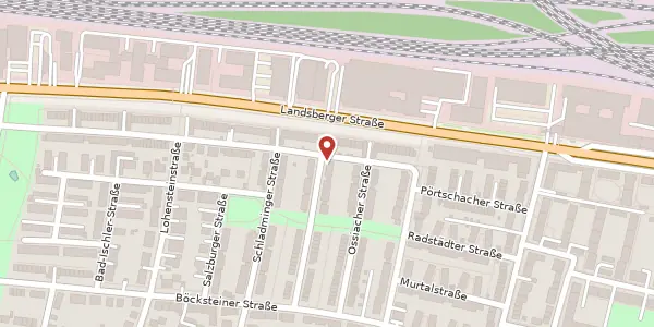 Karte der Umgebung von Villacher Str. 52, 80687 München