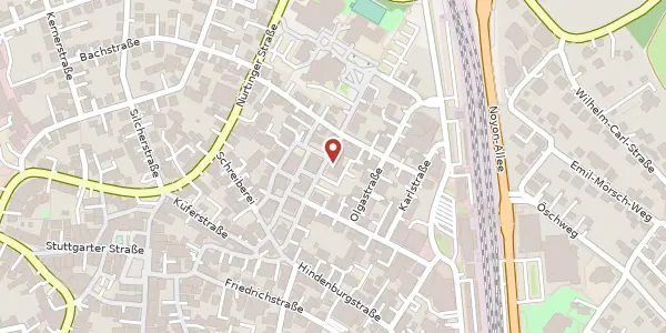 Karte der Umgebung von Christophstraße 16-18, 72555 Metzingen