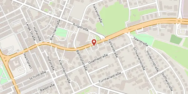 Karte der Umgebung von Stuttgarter Straße 40, 72250 Freudenstadt