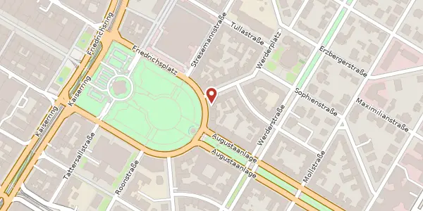 Karte der Umgebung von Friedrichsplatz 15, 68165 Mannheim