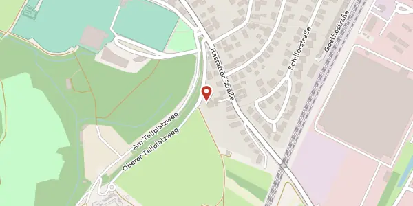 Karte der Umgebung von Oberer Tellplatzweg 3, 76470 Ötigheim