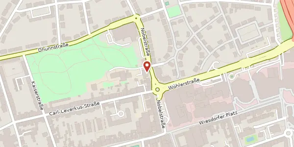 Karte der Umgebung von Nobelstr. 33, 51373 Leverkusen