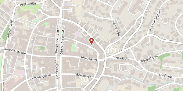 Karte der Umgebung von Metzgergasse 21, 94469 Deggendorf