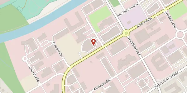 Karte der Umgebung von Oderstraße 55, 14513 Teltow
