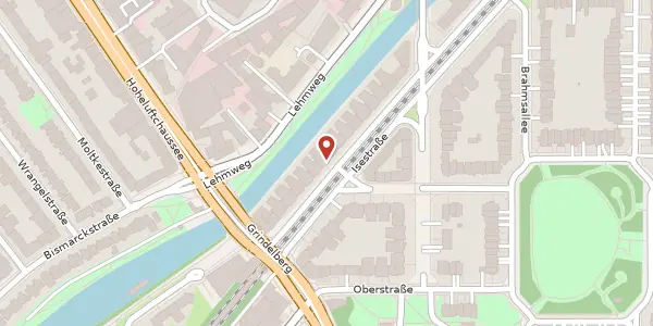 Karte der Umgebung von Isestr. 13, 20144 Hamburg