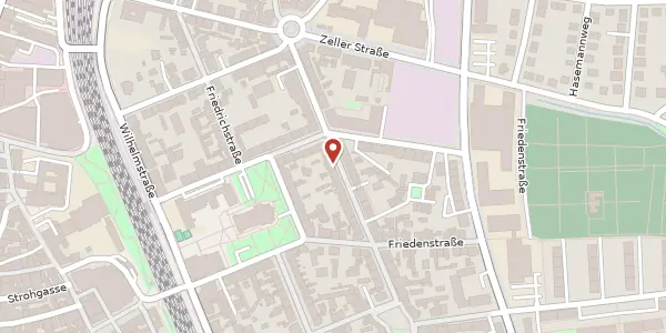 Karte der Umgebung von Hildastraße 20, 77654 Offenburg
