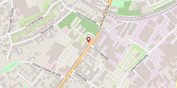 Karte der Umgebung von Grünewalder Str. 29-31, 42657 Solingen