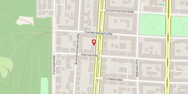 Karte der Umgebung von August-Bebel-Straße 56, 04275 Leipzig